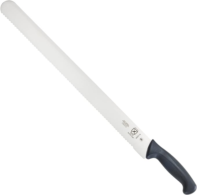Mercer Culinary M23114 Millennia Black Handle, 18-Inch Wavy Edge, Cake Slicer by MercerCulinary