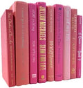Real Books by Color® (Set of 5, Pink) Decorative Bookshelf Home Decor Shelf Styling Photo Prop