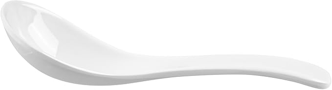 Restaurantware Voga Asian Soup Spoon 10 Dishwashable Ramen Spoons - Image 11