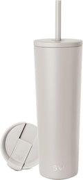 Simple Modern Iced Coffee Tumbler, Insulated | 28oz | Beige by Unknown
