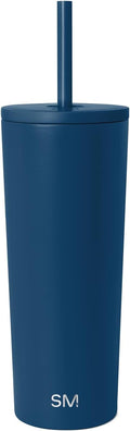 Simple Modern Iced Coffee Tumbler, Insulated | 24oz | Blue | Reusable Stainless by Unknown