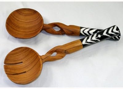 Olive Wood Salad Serving Set by Global+Crafts