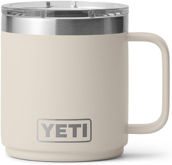 YETI Rambler 10 oz Ceramic Lined Stackable Mug, Vacuum Insulated, Stainless - Image 3
