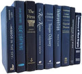 Real Books by Color® (Set of 9, Dark Blue) Decorative Bookshelf Home Decor Shelf Styling Photo Prop