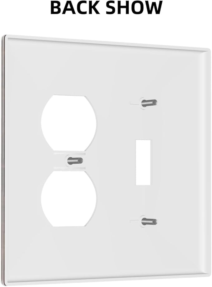 Light Switch Cover Plate Brown Red Rustic Wood Grain Retro Farmhouse 2 Gang Decorative Switch Plates 1 Toggle Duplex Combo Outlet Covers GFCI Wall Plates for Farmhouse Cabin Decor