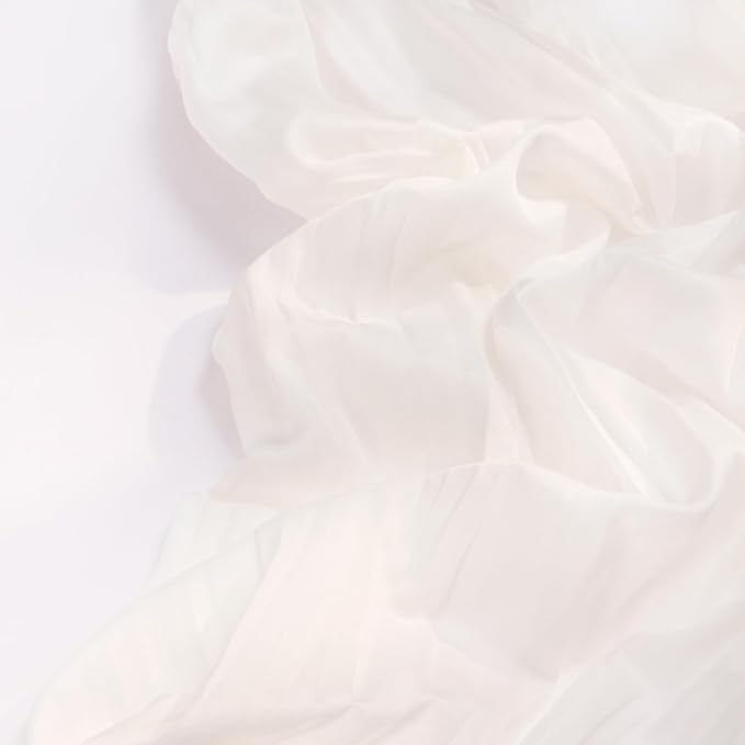 DeZerlor Ivory White Cheesecloth Table Runners 6 Pack Summer Boho Runners | - Image 4