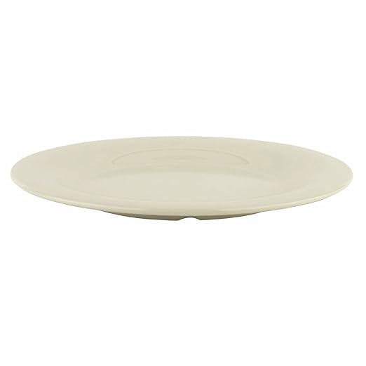 G.E.T. 9" Heavy-Duty Wide Rim Melamine Dessert Plate (Set of 4)