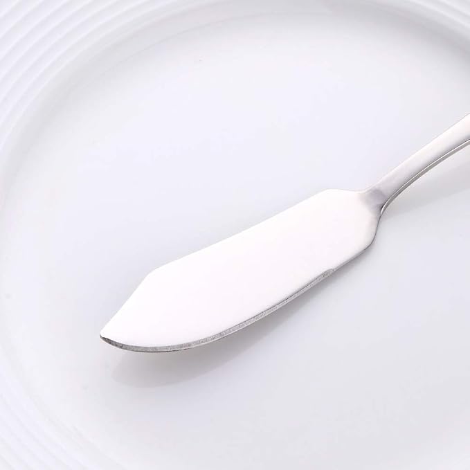 Buyer Star Cheese Butter Knife, Stainless Steel 18/10 6" Mini Desert Knives - Image 3