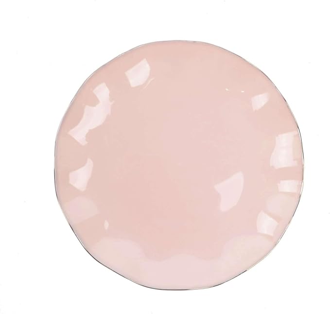 Efavormart 10 Pack | Blush/Rose Gold 6" Round Plastic Dessert Salad Plates - Image 7