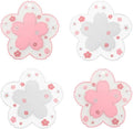 Sakura Coasters Set of 4 Kawaii Cup Mat Anti-Skid Pot Bowl Pad Placemats PVC by WELOCMETOBINOSTER