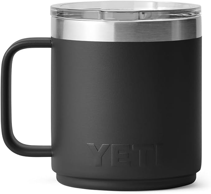 YETI Rambler 10 oz Ceramic Lined Stackable Mug, Vacuum Insulated, Stainless - Image 8