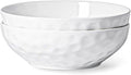 HOMBENE Large Pasta Bowls Set of 2, 10 Inch Pasta Serving Bowl Dinner Bowls, Kitchen Bowl Set, Microwave and Dishwasher Safe, Scratch Resistant, Set of 2