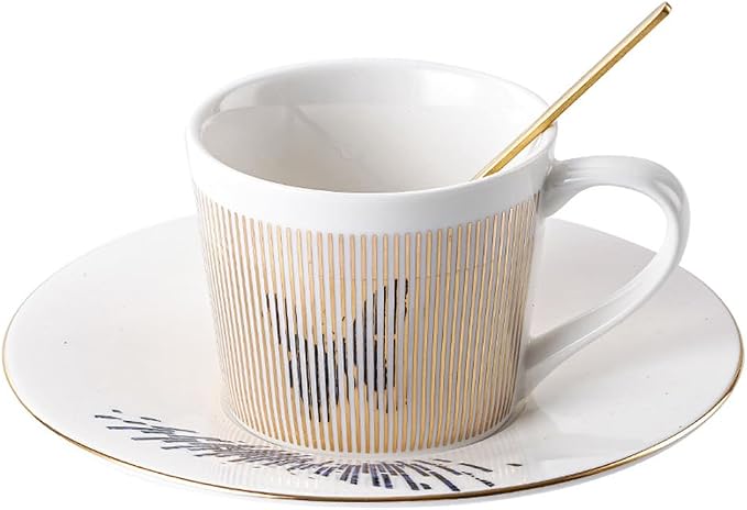Mirror Cups and Saucers for Women Wedding Party Afternoon Tea by Baroflone