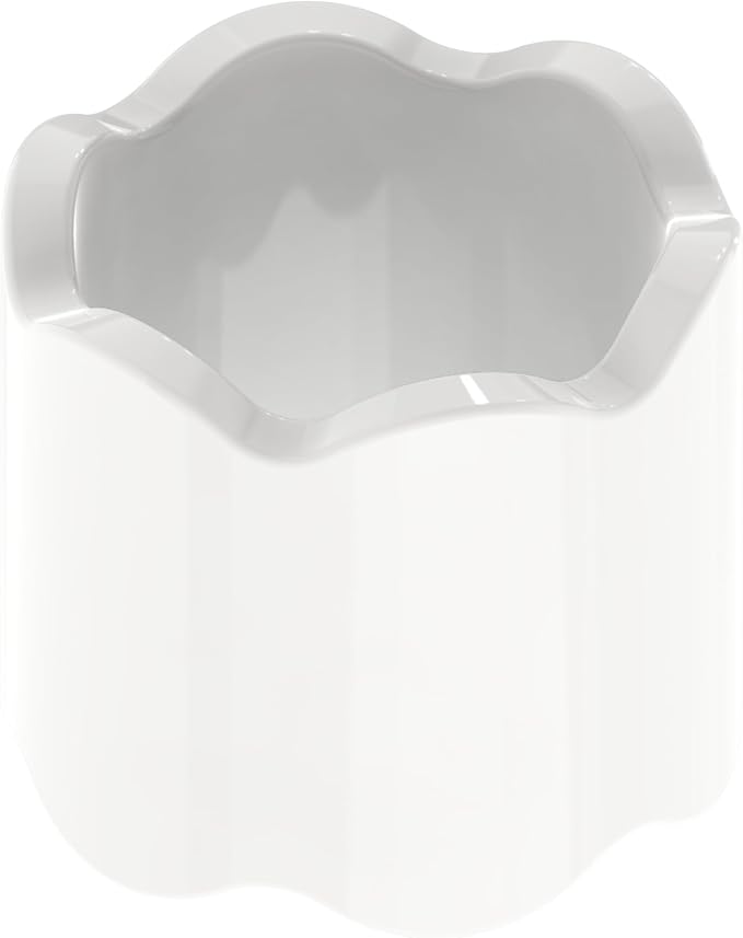 Scalloped Acrylic Napkin Rings Set of 4 – Elegant Decorative Napkin Holders - Image 7