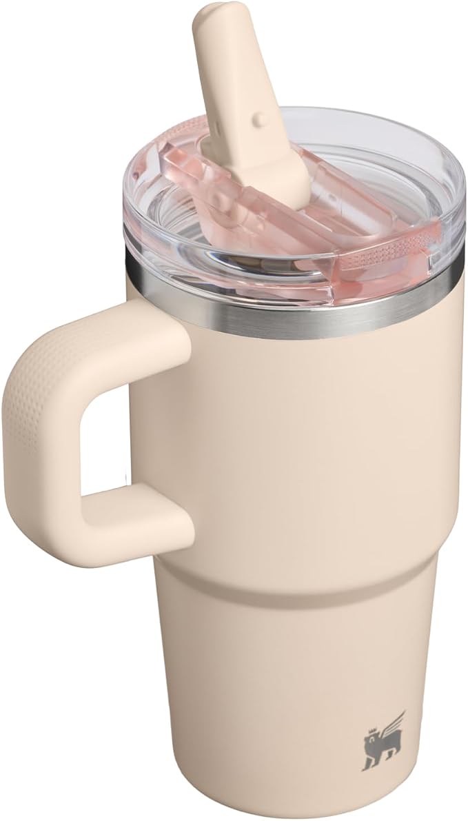 STANLEY Quencher ProTour Flipstraw Tumbler, 20 oz, Champagne | Built-In Straw & - Image 3