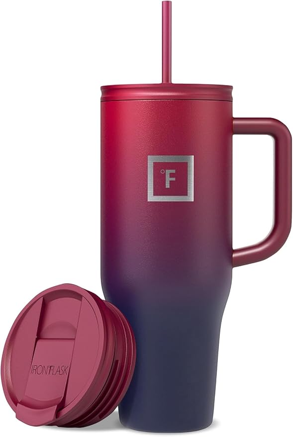 IRON °FLASK 40 oz Co-Pilot Insulated Travel Mug | Insulated Travel Mug by IronFlask