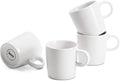 Sweese 3.5oz Porcelain Espresso Cups Set of 4, Mini Coffee Mugs Demitasse Cups by Sweese