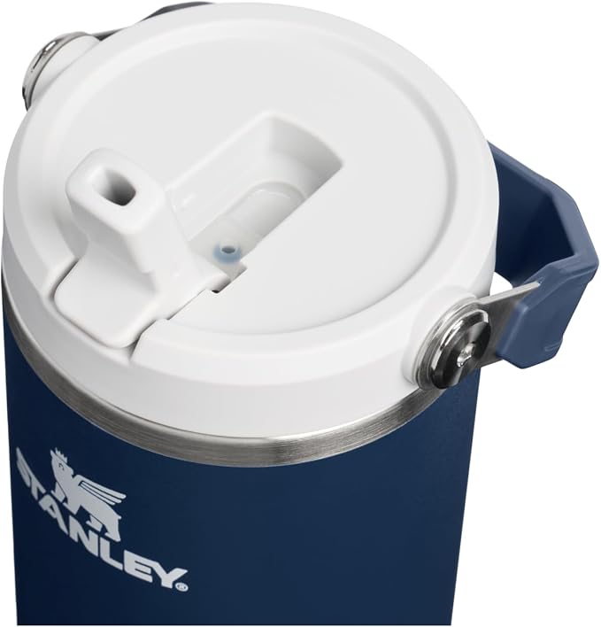 STANLEY IceFlow 2.0 Flip Straw Tumbler, 30 oz, Dark Navy | Easy Carry Handle | - Image 2