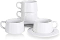 Kanwone Porcelain Stackable Cappuccino Cups by Kanwone