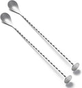 Bar Spoon Cocktail Mixing Stirrers, 12” by Briout