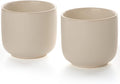 Espresso Cups Set of 2, Small Espresso Shot Cup 3.4oz, Demitasse Cups | Ceramic by Nucookery