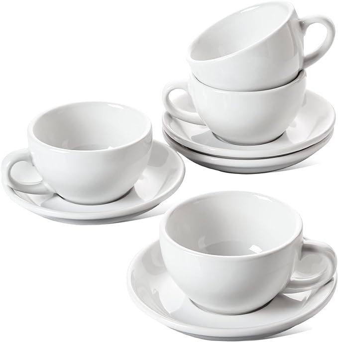 LE TAUCI 8 oz Cappuccino Cups by LETAUCI