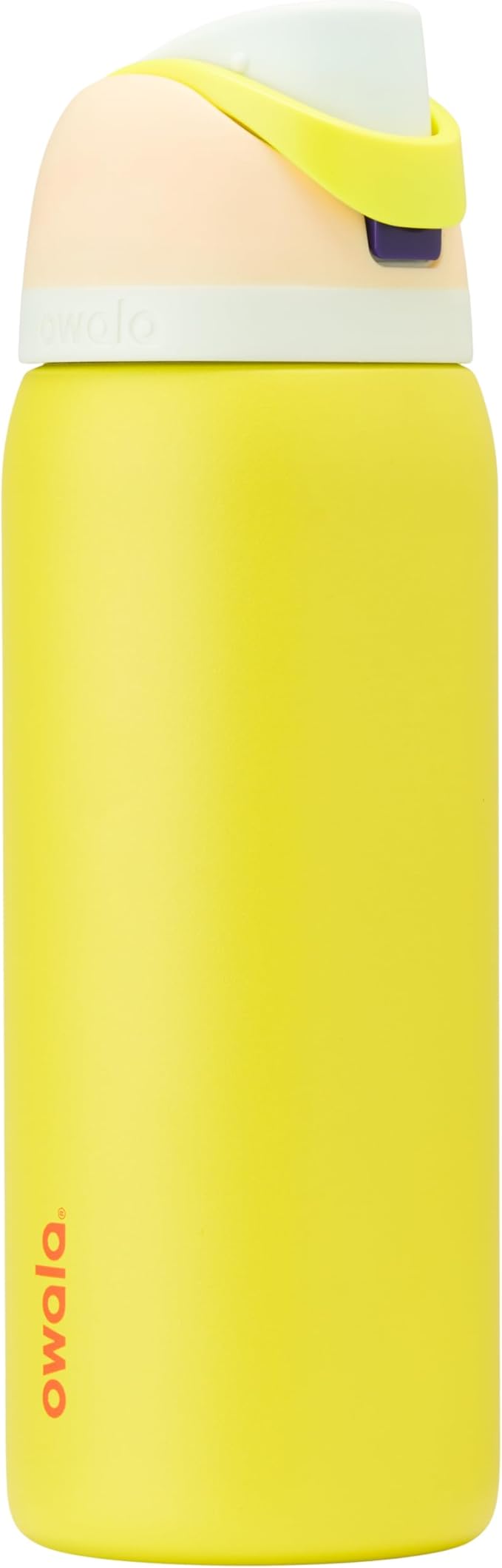 Owala FreeSip Stainless Steel Water Bottle 32 oz Lemon Limeade by Unknown