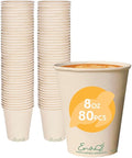 100% Compostable Disposable Coffee Cups Paper Cups Made from Bamboo, by EarthsNaturalAlternative