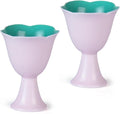 KAMMAK Ceramic Tea Cups Set of 2, 1.3 oz, Vintage Small Teacups, 717N | Hand by KAMMAK