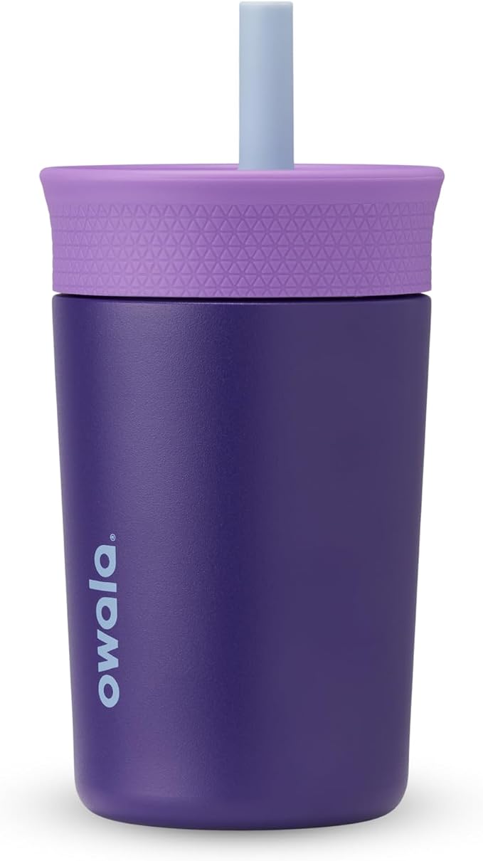 Owala Tumbler Kids Stainless Steel Water Bottle 12 oz Peacock Palace | by Unknown