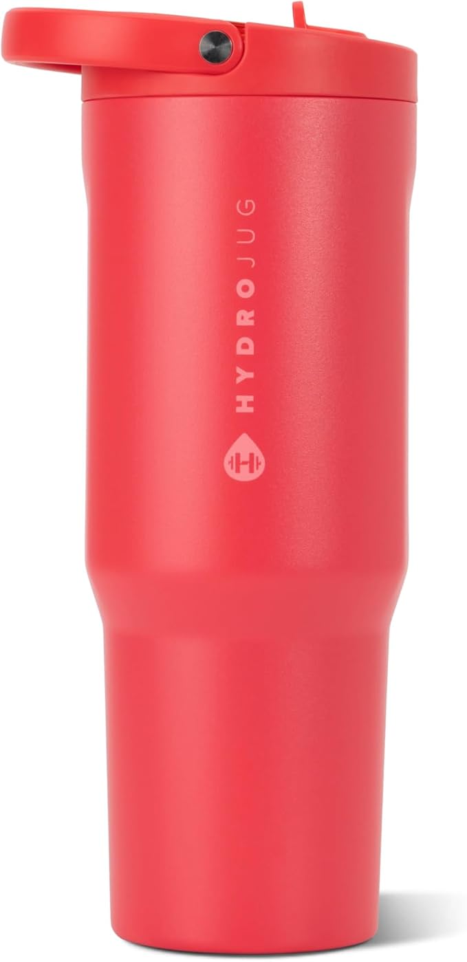 HydroJug Sport 32 oz Insulated Stainless Steel Water Bottle, Fruit Punch by Hydrojug