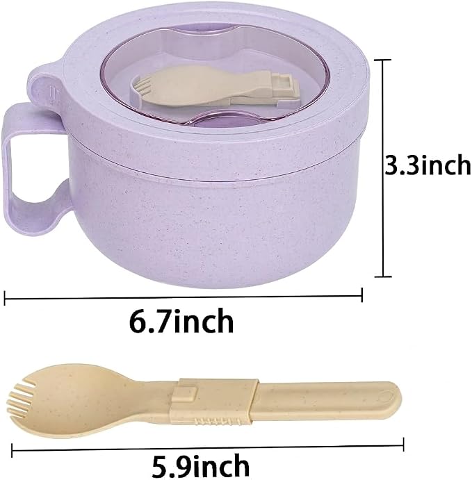 Unbreakable Microwave Soup Mugs - Image 2
