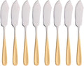 Buyer Star Cheese Butter Knife, Stainless Steel 18/10 6" Mini Desert Knives by BuyerStar
