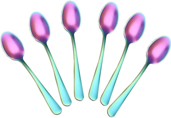 Demitasse Espresso Spoons, 4.7inch Stainless Steel Coffee Spoons by Wesdxc56