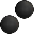2 Pack Silicone Coasters for Drinks, Round Black Coasters by Unknown