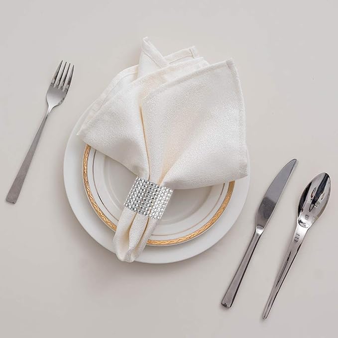 Accmor 50pcs Napkin Rings, DIY Decoration - Image 3