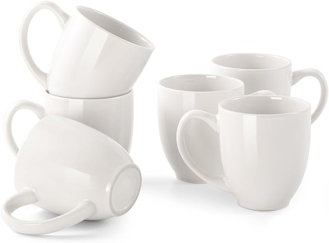 DOWAN Coffee Mugs, 16 oz Ceramic Coffee Cups by DOWAN