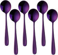 Buyer Star Bouillon Spoon Sets, 7-Inch Round Soup Spoons, Stainless Steel by BuyerStar