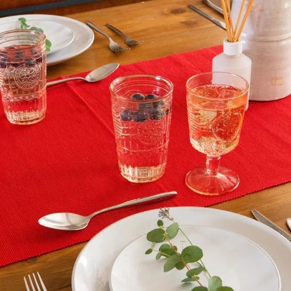 Bormioli Rocco Romantic Set Of 4 Tumbler Glasses, 11.5 Oz. Colored Crystal Glass - Image 2