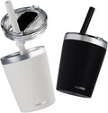 CUPKIN Trainer Sippy Cup, The Original 8 oz Stackable Stainless Steel Modern by CUPKIN