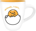 Silver Buffalo Sanrio Gudetama Egg, Ceramic Mug, 25oz | Seriously I Can't Lazy by SilverBuffalo
