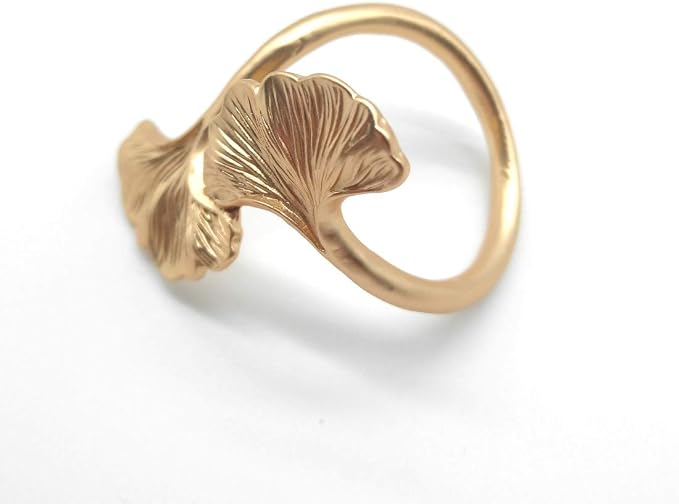 Ginkgo Leaf Napkin Rings - Image 3