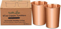HealthAndYoga™ qCup Pure Copper Tumblers by SoulGenie