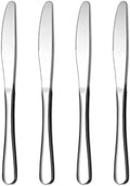 Berglander Dinner Knives Set Of 4, Stainless Steel Butter Knife Spreader 9.17" by Berglander