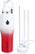 SENDESTAR 40oz Stainless Steel Water Bottle, Double Wall Vacuum Insulated Bottle by Sendestar