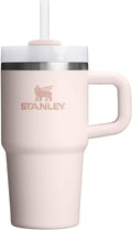 STANLEY Quencher H2.0 Flow State Tumbler, 20 oz, Rose Quartz 2.0 | Handle and by Unknown