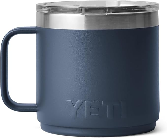 YETI Rambler 14 oz Ceramic Lined Stackable Mug, Vacuum Insulated, Stainless - Image 8