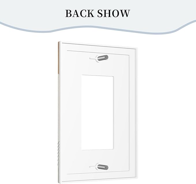 Outlet Covers Mid Century Boho Sun Beige Minimalist Abstract 1 Gang Wall Plate Single Rocker Light Switch Cover Decorative GFCI Receptacle Electrical Switchplate for Bathroom Bedroom （2 Pack）