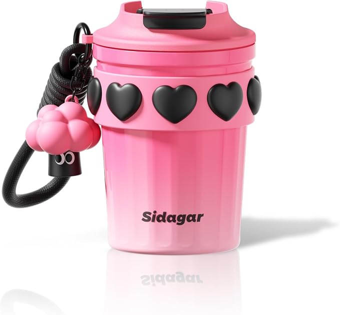 SDGA+ 12 oz Travel Coffee Mug Spill Proof Leak Proof, Stainless Steel Thermal by SDGA
