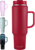 EALGRO 50 oz Tumbler with Handle, Insulated Tumblers with Lid and Straw | by EALGRO
